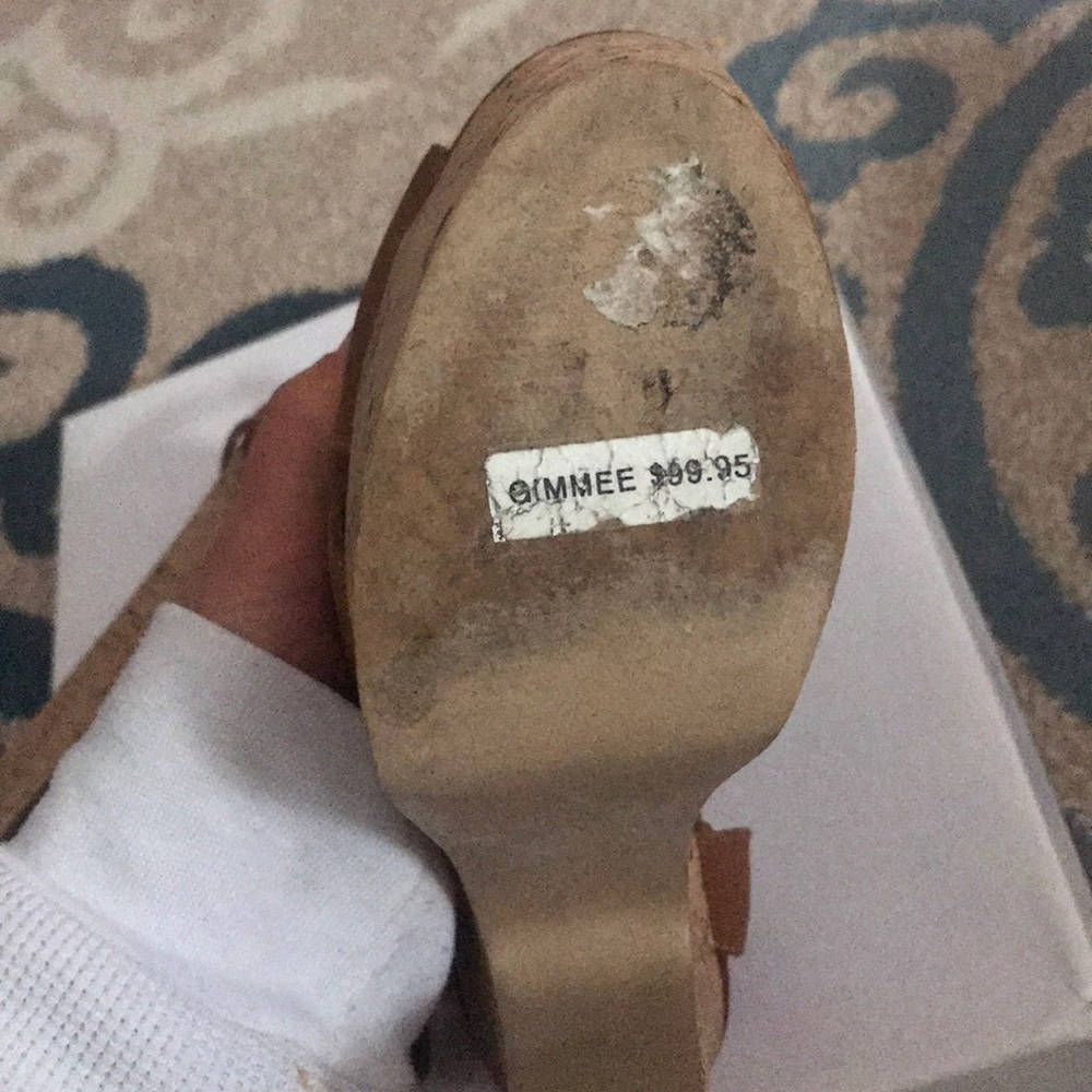 Steve Madden cork lace up sandals - Picture 7 of 7